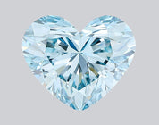 1.63 Carat Fancy Vivid Blue VVS2 Heart Lab Grown Diamond - IGI (49281) - PBD Loose Diamond
