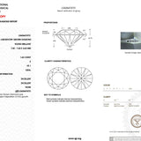 1.66ct E-VS1 Round Lab Diamond Emma Engagement Rings Princess Bride Diamonds 