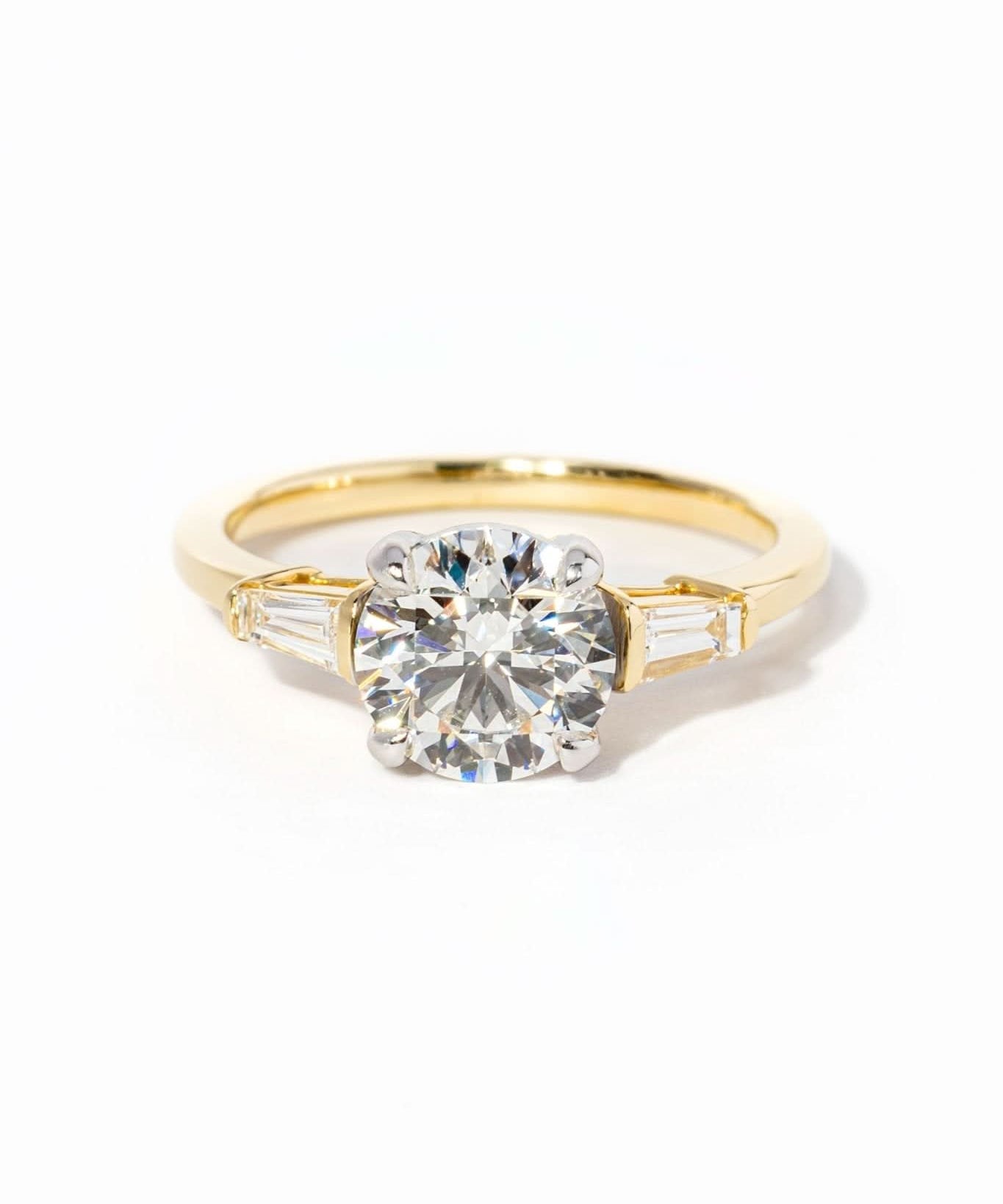 1.66ct E - VS1 Round Lab Diamond Emma - PBD Engagement Rings