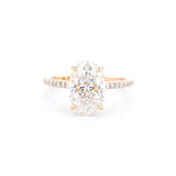 1.6mm Alice Oval Engagement Rings Princess Bride Diamonds 