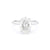 1.6mm Alice Oval High Polish Engagement Rings Princess Bride Diamonds 