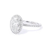 1.6mm Angela Oval Engagement Rings Princess Bride Diamonds 