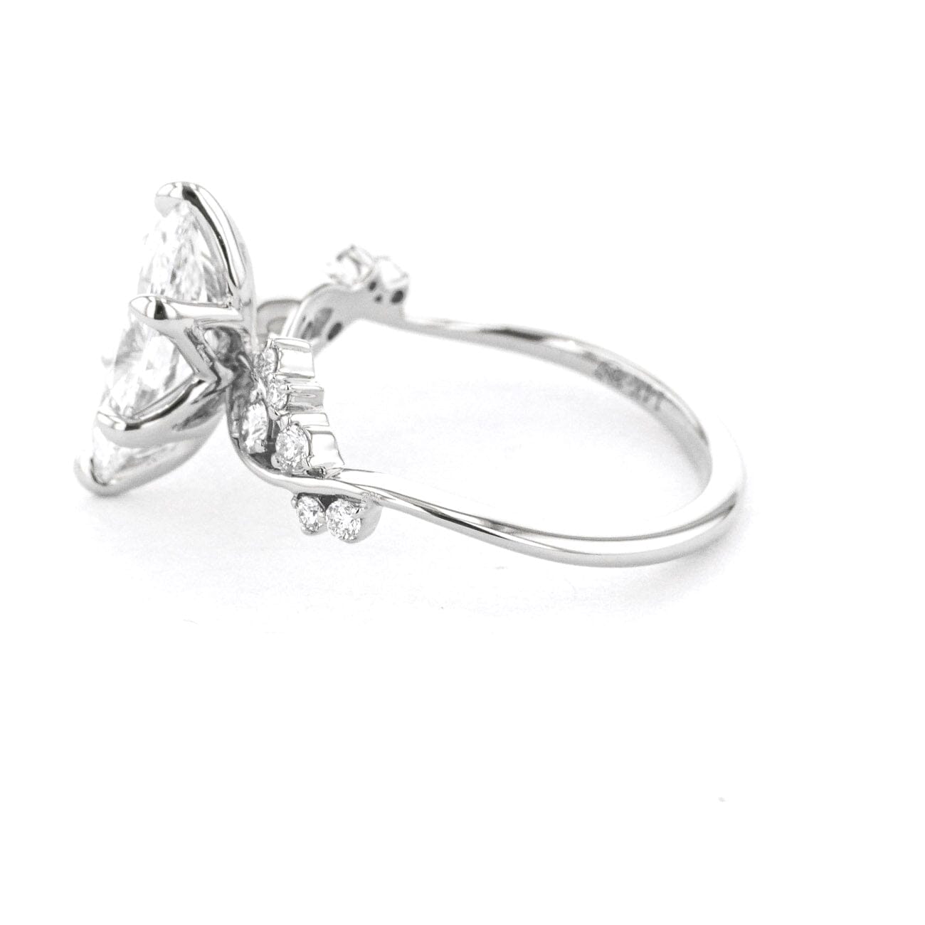 1.6mm Ariel Marquise Engagement Rings Princess Bride Diamonds 