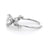 1.6mm Ariel Round Engagement Rings Princess Bride Diamonds 