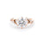 1.6mm Ariel Round Engagement Rings Princess Bride Diamonds 