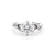 1.6mm Ariel Round Engagement Rings Princess Bride Diamonds 