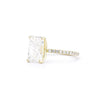 1.6mm Caraline Radiant Engagement Rings Princess Bride Diamonds 