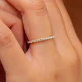 1.6mm Core Pavé Diamond Ring Rings Princess Bride Diamonds 