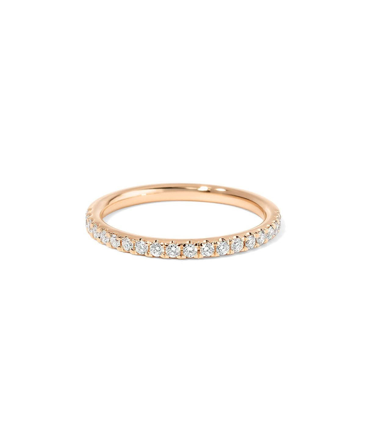 1.6mm Core Pavé Diamond Ring - PBD Rings