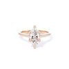 1.6mm Hana Marquise High Polish Engagement Rings Princess Bride Diamonds 