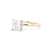 1.6mm Kayla Princess High Polish Engagement Rings Princess Bride Diamonds 