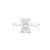 1.6mm Kayla Radiant High Polish Engagement Rings Princess Bride Diamonds 