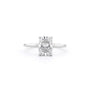 1.6mm Leah Elongated Cushion High Polish Engagement Rings Princess Bride Diamonds 
