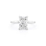 1.6mm Leah Radiant High Polish Engagement Rings Princess Bride Diamonds 