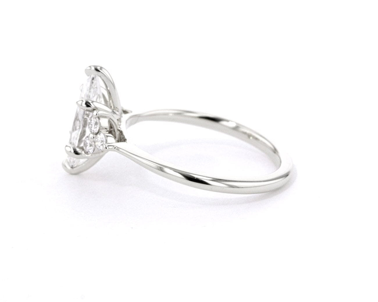 1.6mm Lindsey Marquise Engagement Rings Princess Bride Diamonds 