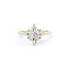 1.6mm Lindsey Marquise Engagement Rings Princess Bride Diamonds 