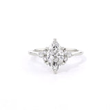 1.6mm Lindsey Marquise Engagement Rings Princess Bride Diamonds 