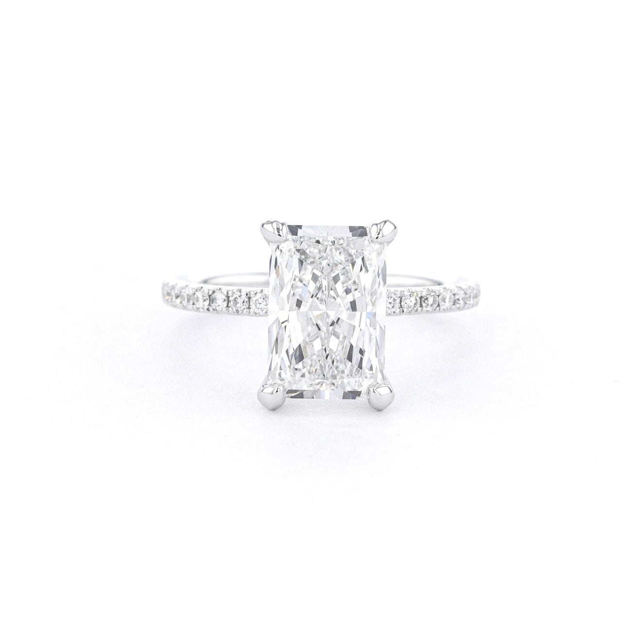 1.6mm Maggie Radiant Engagement Rings Princess Bride Diamonds 