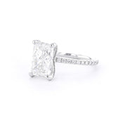 1.6mm Maggie Radiant Engagement Rings Princess Bride Diamonds 