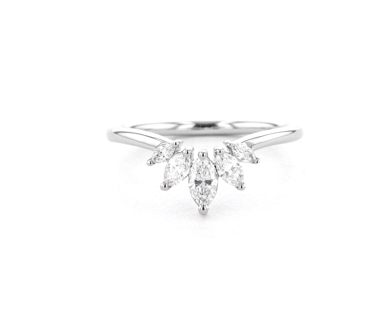 1.6mm Marquise Tiara Ring Rings Princess Bride Diamonds 