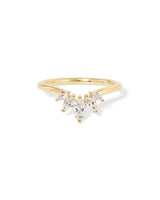 1.6mm Marquise Tiara Ring