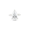 1.6mm Nicole Pear High Polish Engagement Rings Princess Bride Diamonds 