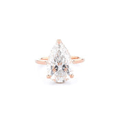 1.6mm Nicole Pear High Polish Engagement Rings Princess Bride Diamonds 