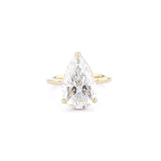 1.6mm Nicole Pear High Polish Engagement Rings Princess Bride Diamonds 