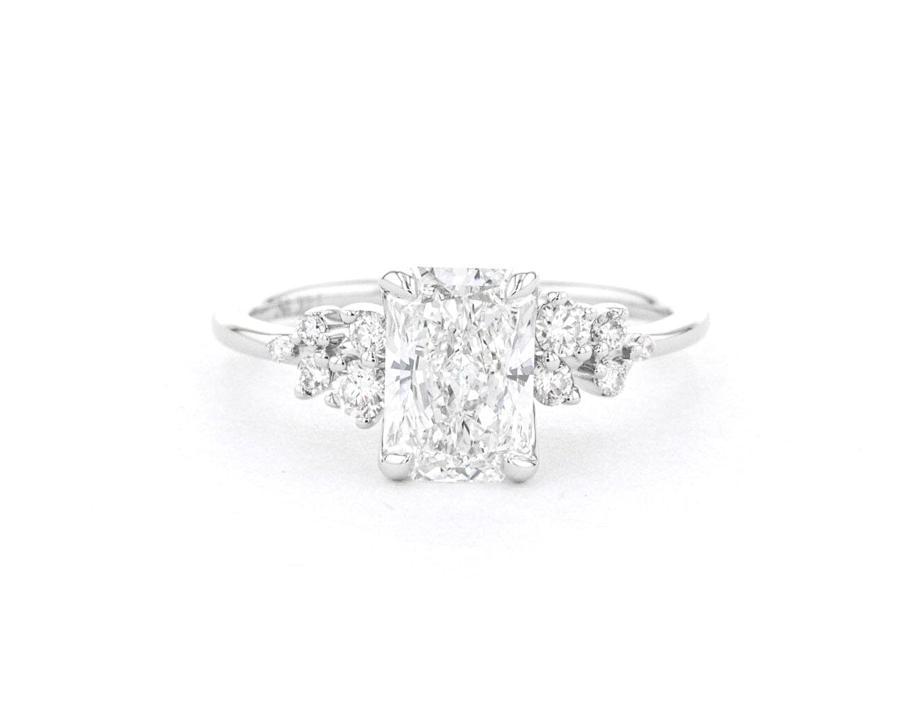 1.6mm Nova Radiant Engagement Rings Princess Bride Diamonds 