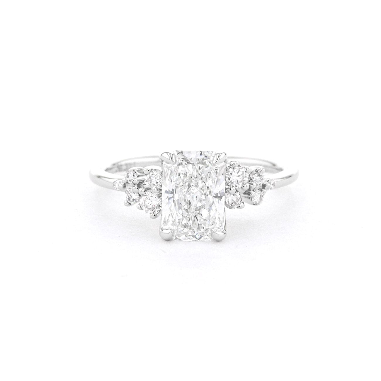 1.6mm Nova Radiant Engagement Rings Princess Bride Diamonds 