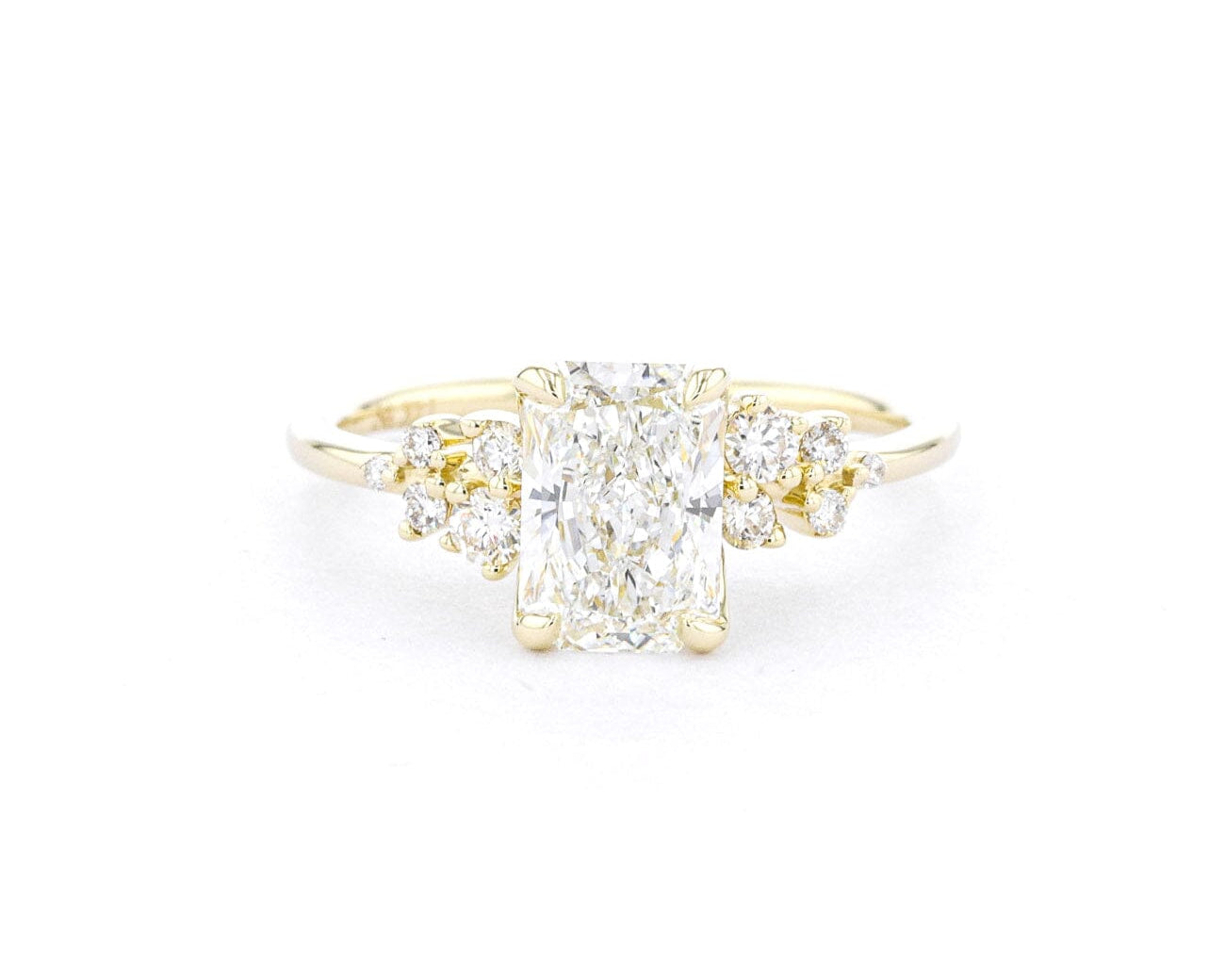 1.6mm Nova Radiant Engagement Rings Princess Bride Diamonds 