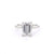 1.6mm Samantha Emerald High Polish Engagement Rings Princess Bride Diamonds 