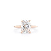 1.6mm Shelby Cushion High Polish Engagement Rings Princess Bride Diamonds 