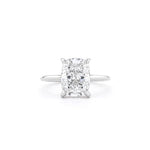 1.6mm Shelby Cushion High Polish Engagement Rings Princess Bride Diamonds 