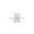 1.6mm Shelby Cushion High Polish Engagement Rings Princess Bride Diamonds 