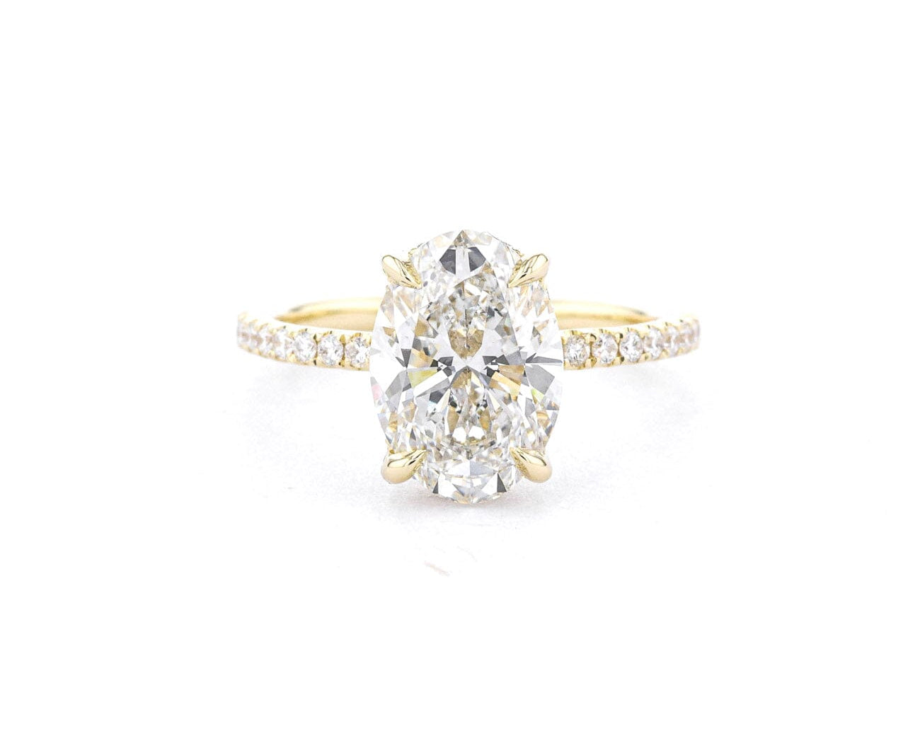 1.6mm Shelby Oval Engagement Rings Princess Bride Diamonds 
