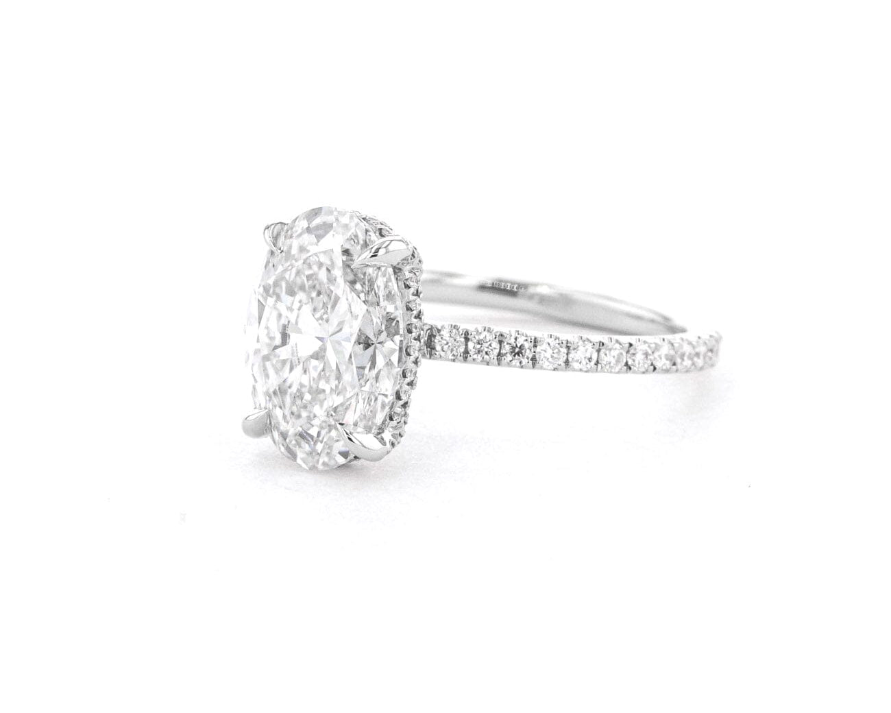1.6mm Shelby Oval Engagement Rings Princess Bride Diamonds 