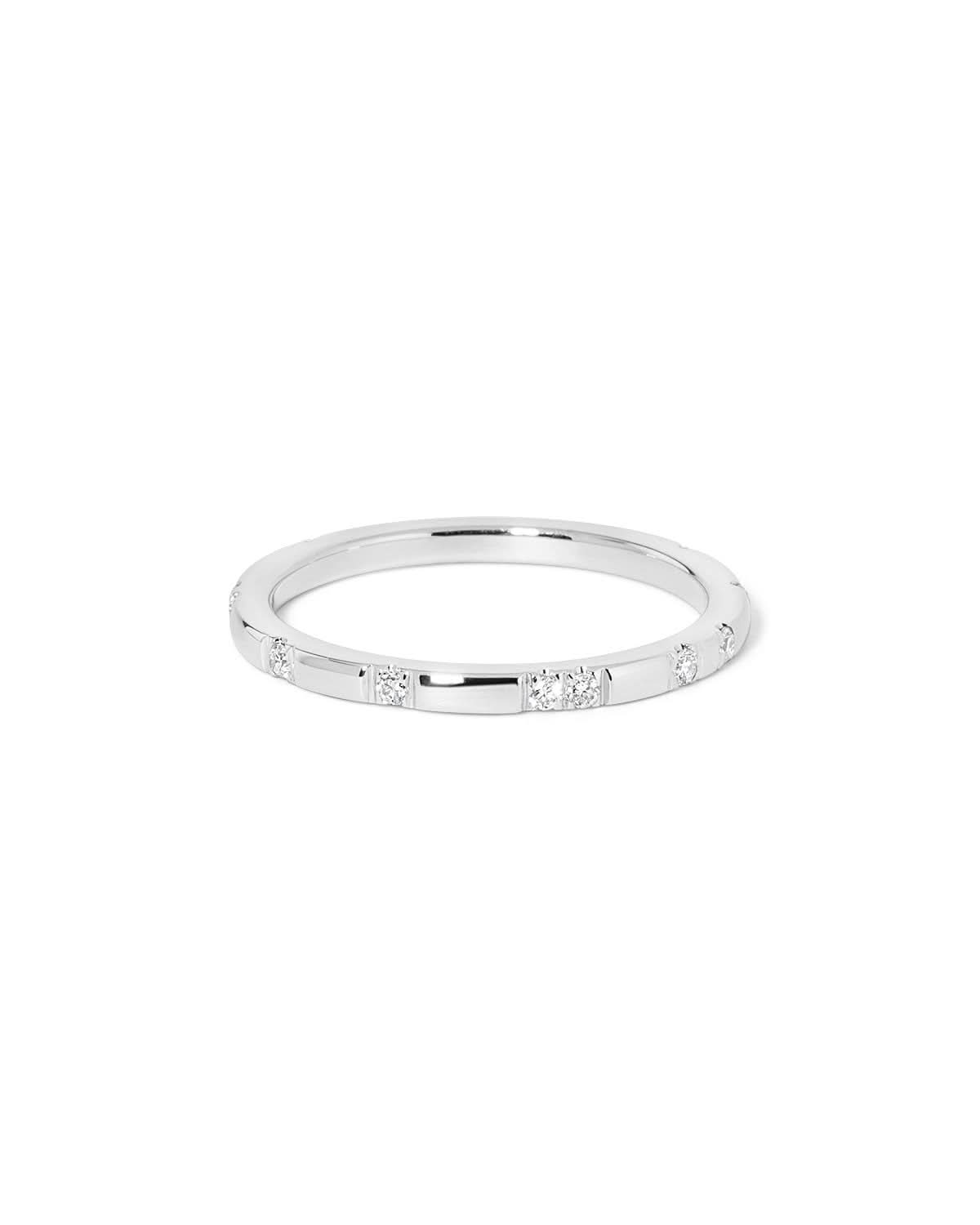 1.6mm Spaced Out Diamond Ring - PBD Rings