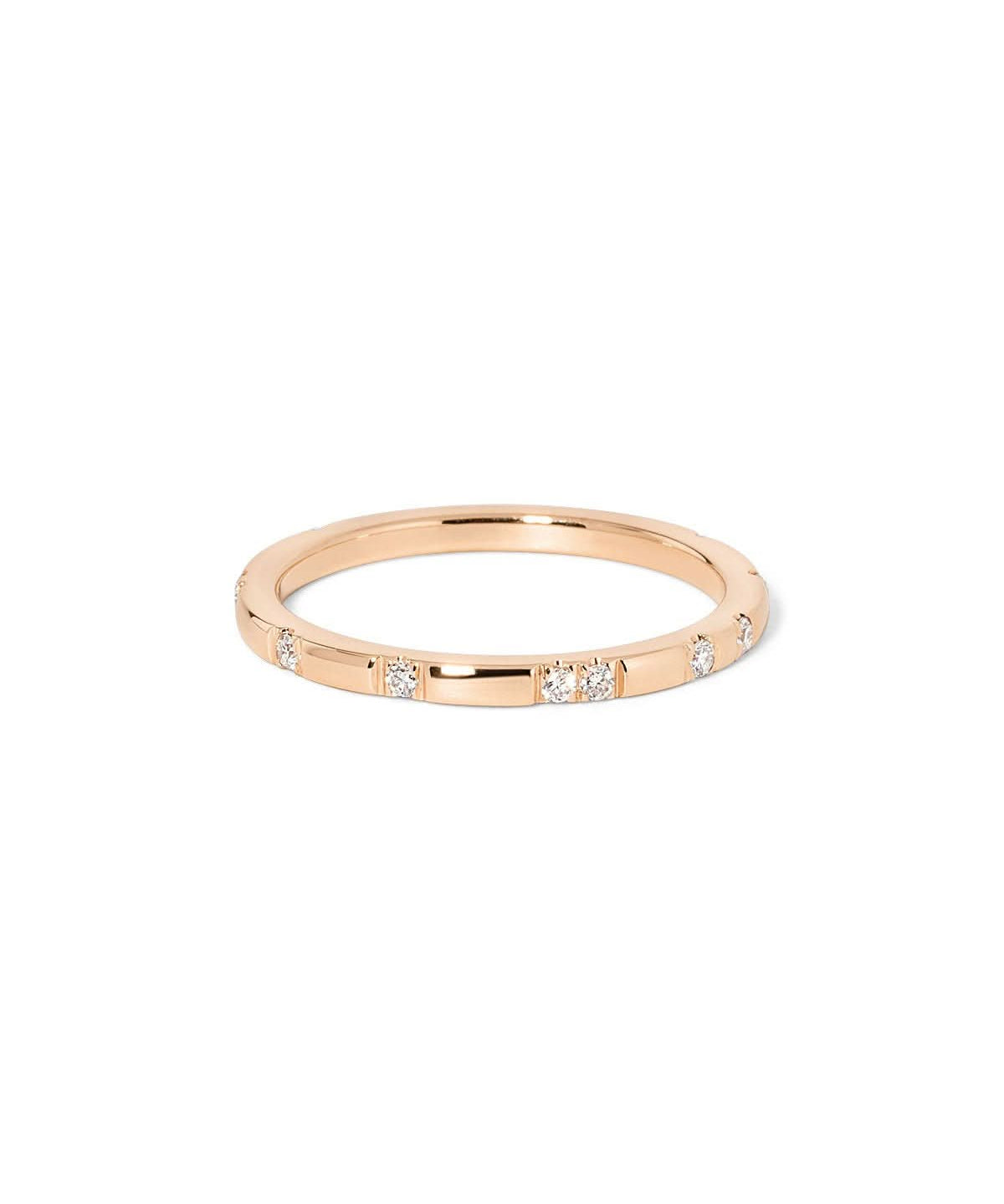 1.6mm Spaced Out Diamond Ring - PBD Rings