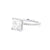 1.6mm Stephanie Princess Cut Engagement Rings Princess Bride Diamonds 