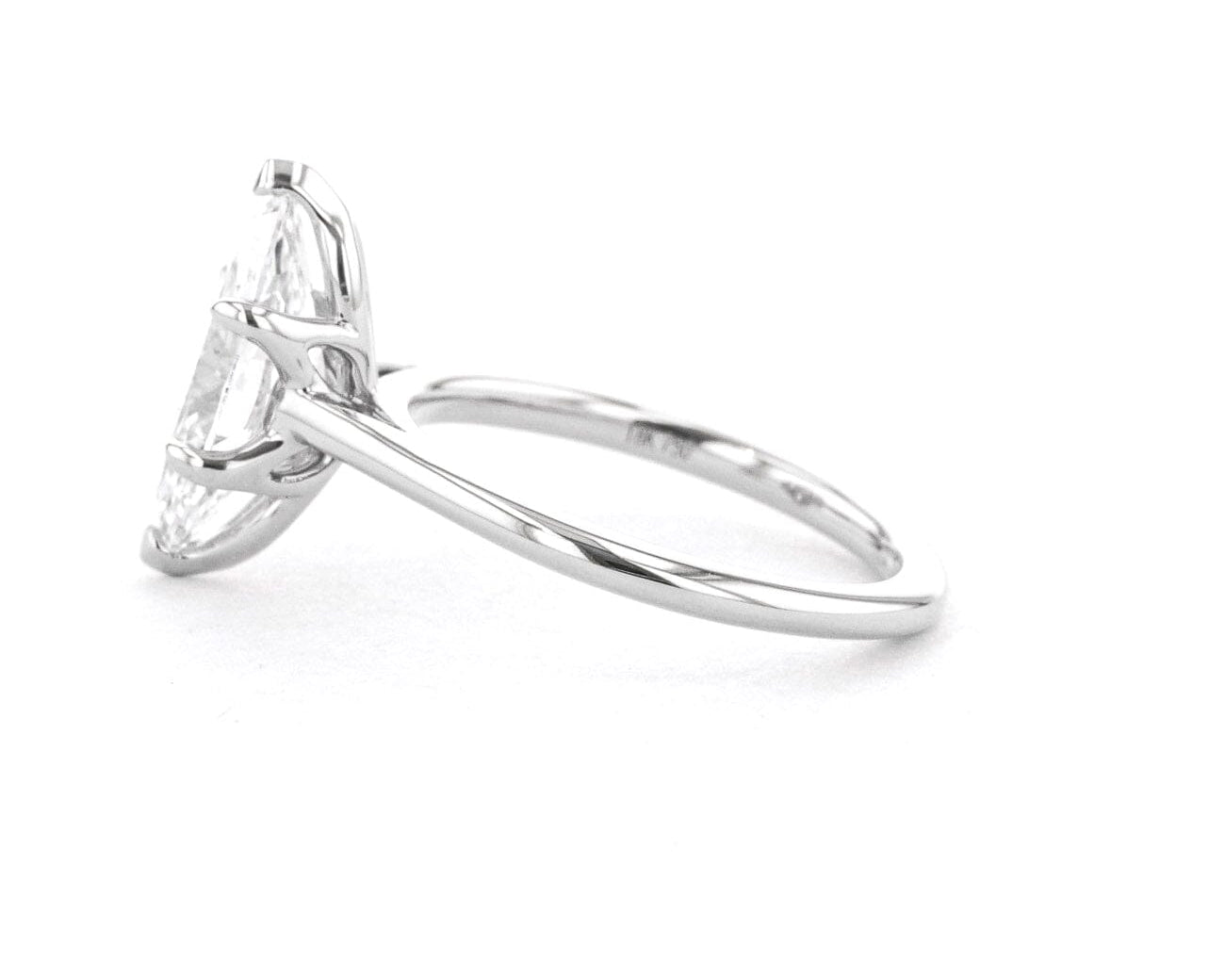 1.6mm Victoria Marquise High Polish Engagement Rings Princess Bride Diamonds 