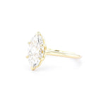 1.6mm Victoria Marquise High Polish Engagement Rings Princess Bride Diamonds 