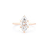 1.6mm Victoria Marquise High Polish Engagement Rings Princess Bride Diamonds 