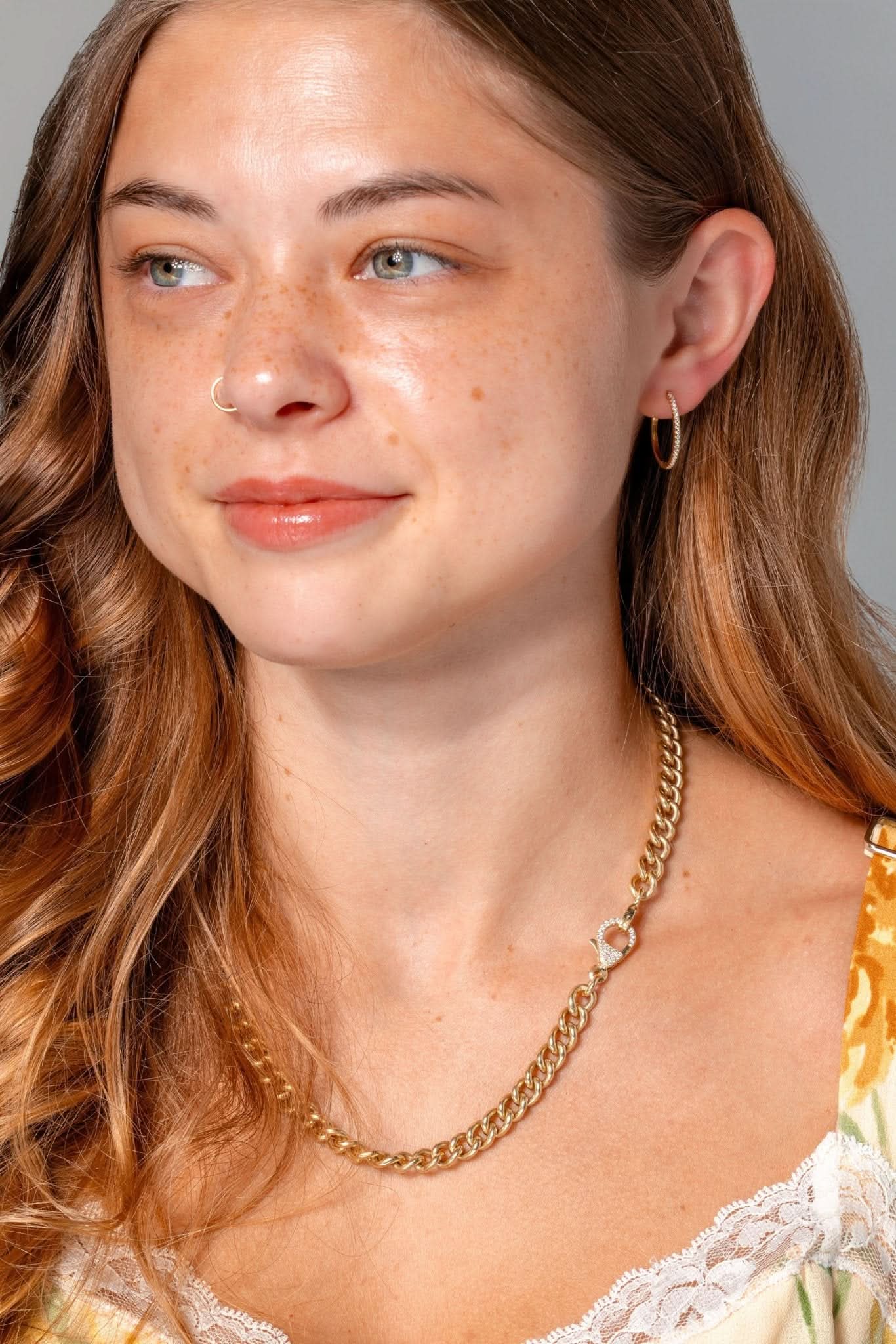 1.6x20mm Core Pavé Hoops - PBD Earrings