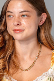 1.6x20mm Core Pavé Hoops - PBD Earrings