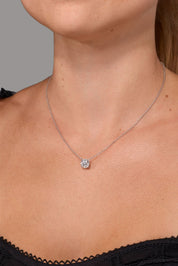 1.70ct D - VS1 Core Round Solitaire Necklace - PBD Necklaces