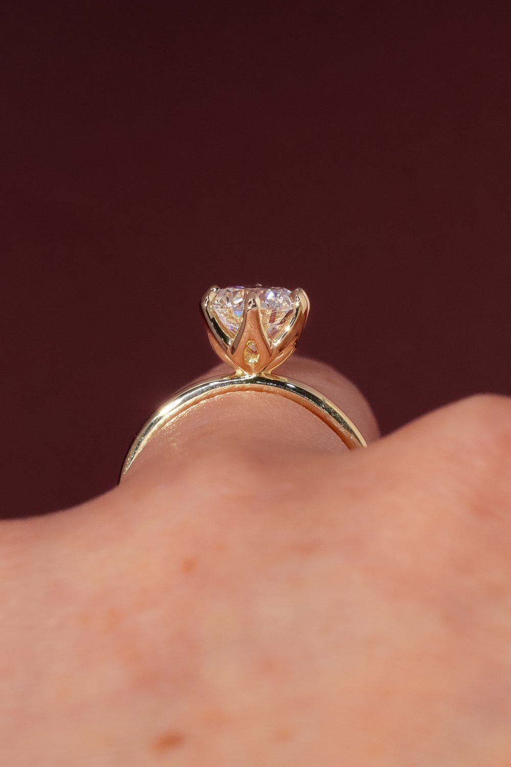 1.70ct D - VS1 Round Lab Diamond Caraline - PBD Engagement Rings