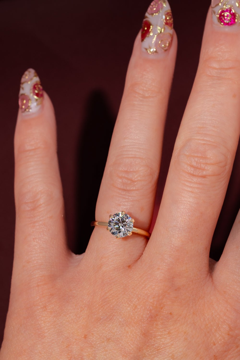 1.70ct D - VS1 Round Lab Diamond Caraline - PBD Engagement Rings