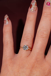 1.70ct D - VS1 Round Lab Diamond Caraline - PBD Engagement Rings