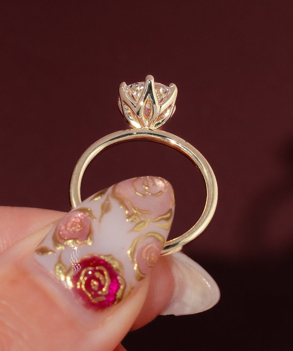 1.70ct D - VS1 Round Lab Diamond Caraline - PBD Engagement Rings